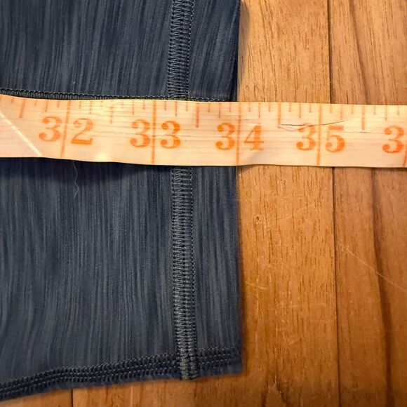 Women Lululemon Invigorate High-Rise Tight 25" Heathered Black Size 10 - Picture 7 of 8